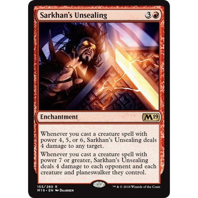 Magic Single - Sarkhan's Unsealing (M19)