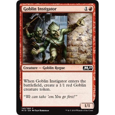Magic Single - Goblin Instigator (M19)