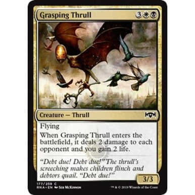 Magic Single - Grasping Thrull, Foil (RNA)