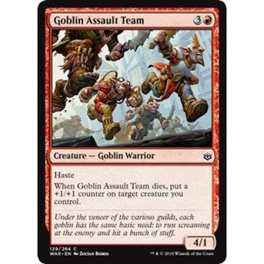 Magic Single - Goblin Assault Team (WAR)
