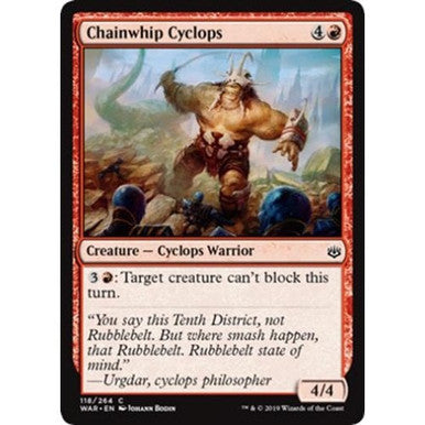 Magic Single - Chainwhip Cyclops (WAR)