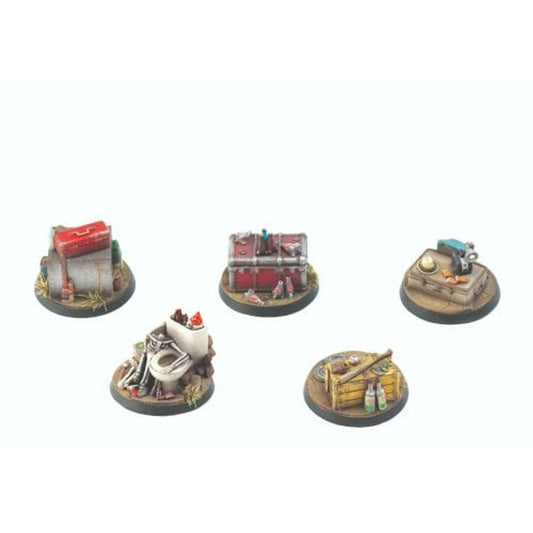 Fallout: Wasteland Warfare terrain expansion objective markers 1