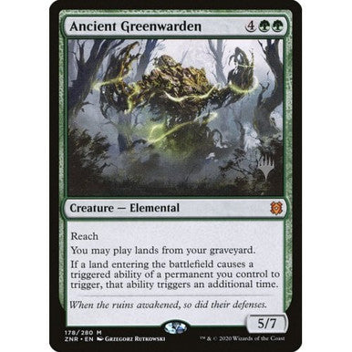 Magic single - Ancient Greenwarden (Promo Pack Foil)