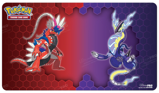 Pokemon Koraidon and Miraidon playmat