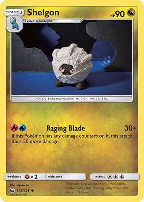 Preview image for the Shelgon single card  for the collectable card game Pokemon.