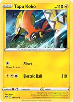 Preview image for the Tapu Koko single card  for the collectable card game Pokemon.