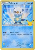 Preview image for the Oshawott - 21/25 single card  for the collectable card game Pokemon.