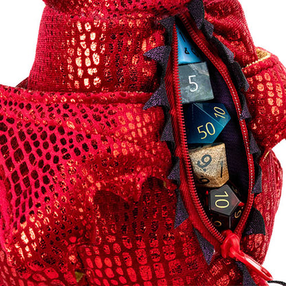 FanRoll Dice Eating Dragon Plush Bag