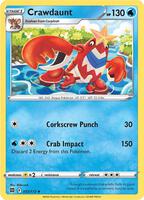 Preview image for the Crawdaunt single card  for the collectable card game Pokemon.