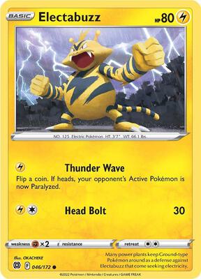 Preview image for the Electabuzz single card  for the collectable card game Pokemon.