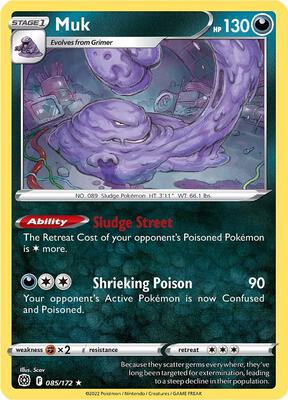 Preview image for the Muk single card  for the collectable card game Pokemon.