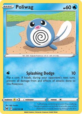Preview image for the Poliwag single card  for the collectable card game Pokemon.
