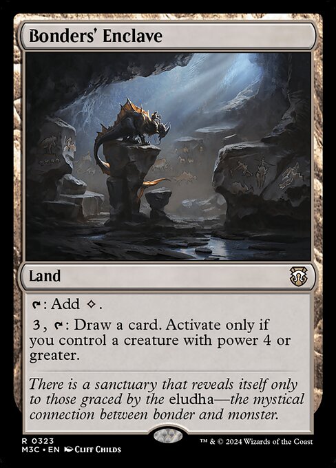 Preview image for the Bonders' Enclave single card for the collectable card game Magic: The Gathering.