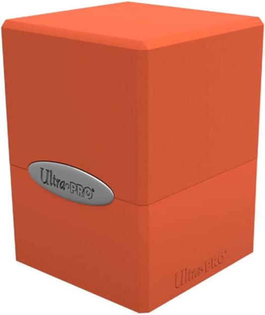 Satin tower deck box-pumpkin orange