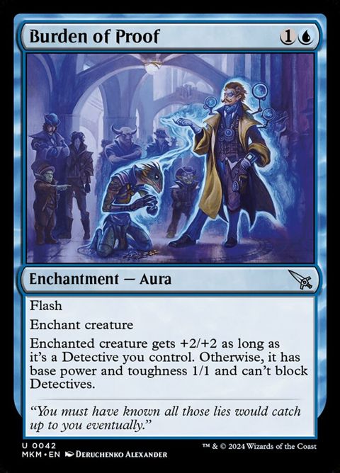 Magic Single - Burden of Proof (MKM)