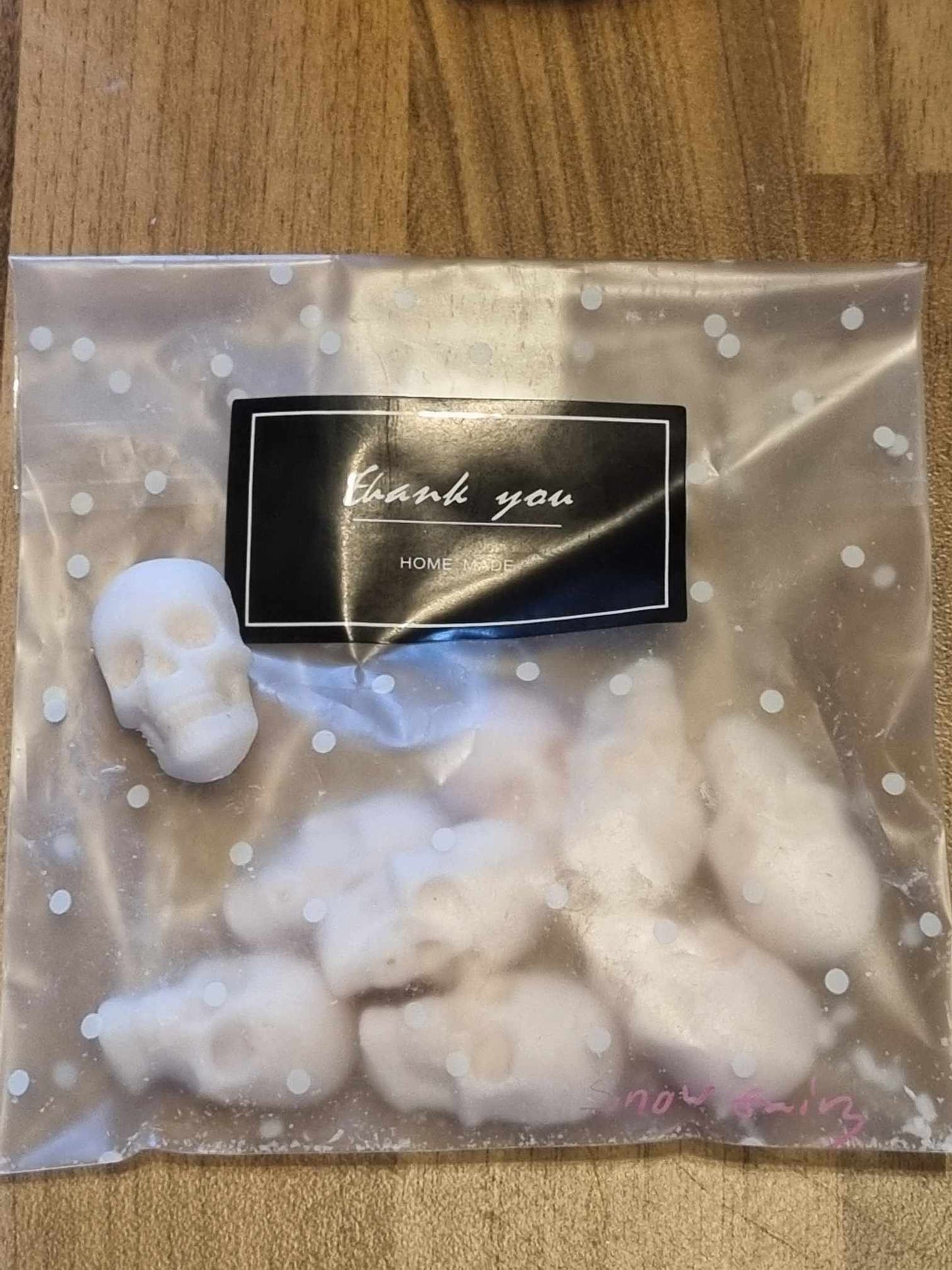 Hand-Made Skull Wax Melts - Snow Fairy