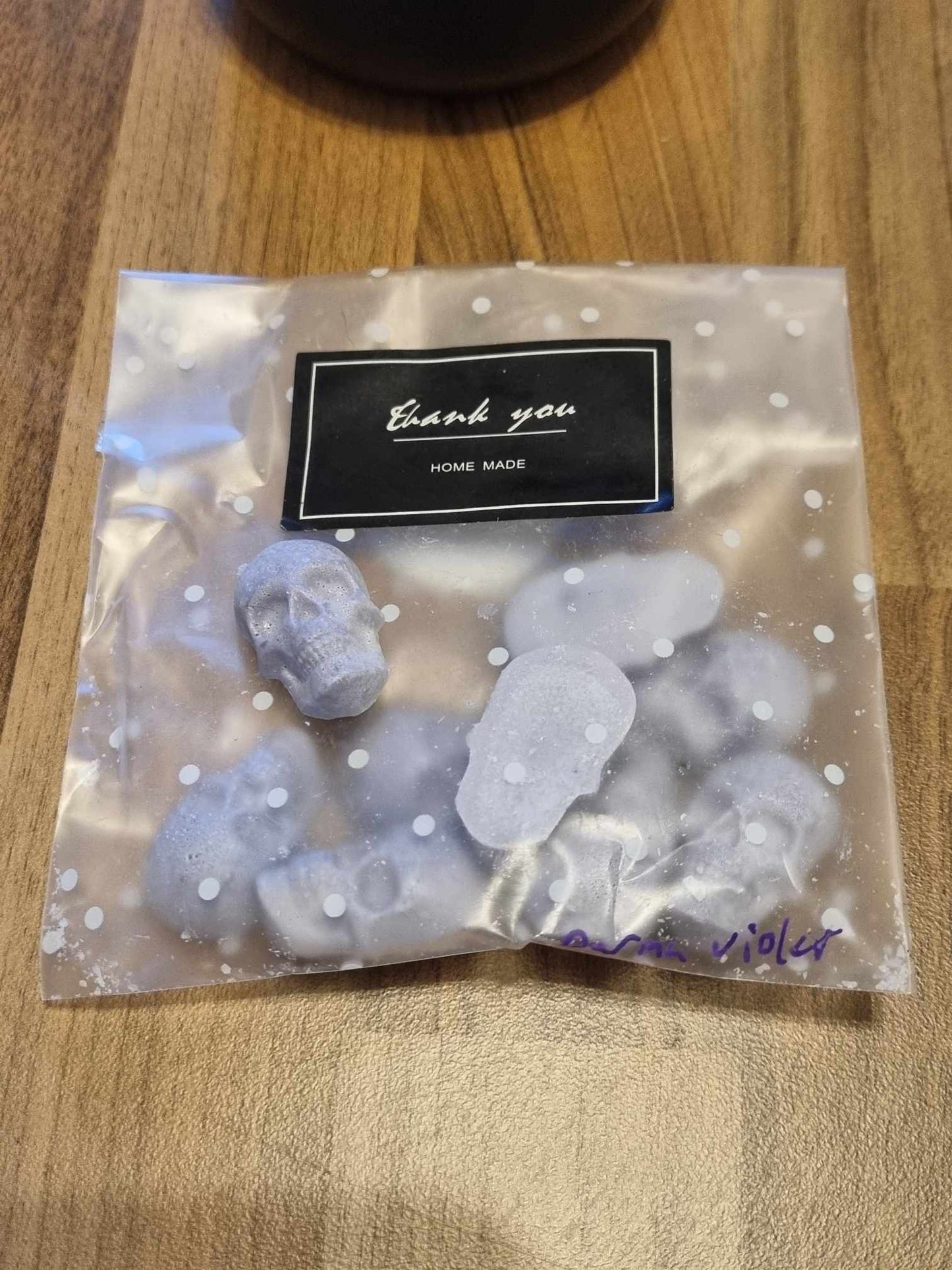 Hand-Made Skull Wax Melts - Parma Violet