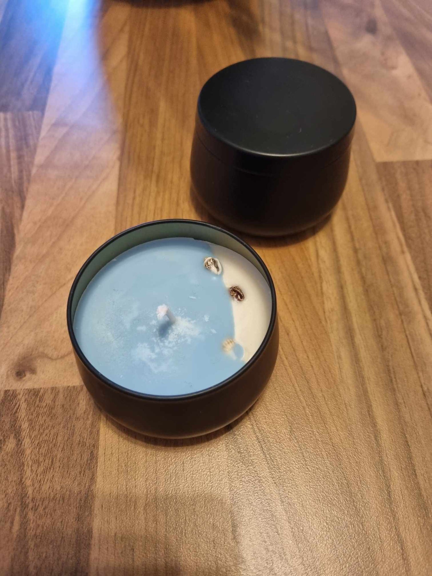 Hand-Made Sea Salt Wax Candle