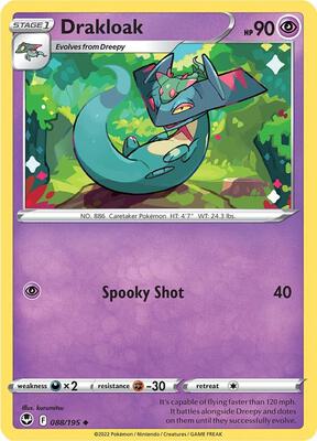 Preview image for the Drakloak single card  for the collectable card game Pokemon.