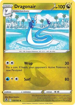 Preview image for the Dragonair single card  for the collectable card game Pokemon.