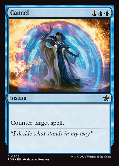 Preview image for the Cancel single card for the collectable card game Magic: The Gathering.
