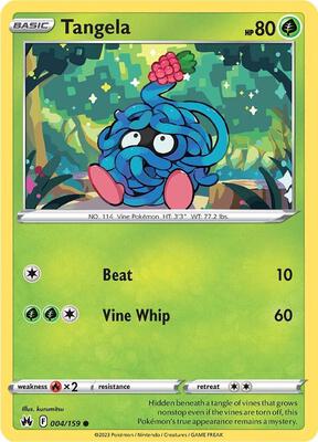 Preview image for the Tangela single card  for the collectable card game Pokemon.