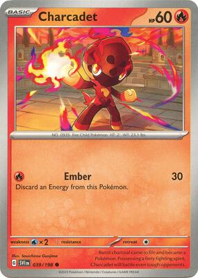 Preview image for the Charcadet - 039/198 single card  for the collectable card game Pokemon.
