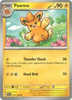 Preview image for the Pawmo single card for the collectable card game Pokemon.