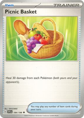 Preview image for the Picnic Basket single card for the collectable card game Pokemon.