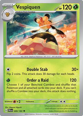 Preview image for the Vespiquen single card  for the collectable card game Pokemon.