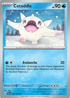 Preview image for the Cetoddle - 053/193 single card for the collectable card game Pokemon.