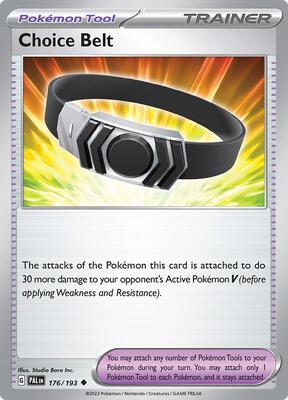 Preview image for the Choice Belt single card  for the collectable card game Pokemon.