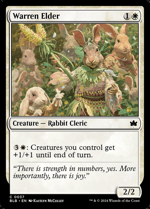Preview image for the Warren Elder single card for the collectable card game Magic: The Gathering.