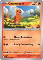 Preview image for the Charmander - 004/165 single card for the collectable card game Pokemon.