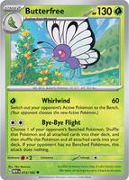 Preview image for the Butterfree single card for the collectable card game Pokemon.