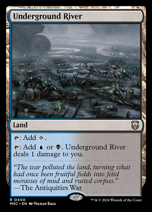 Preview image for the Underground River single card for the collectable card game Magic: The Gathering.