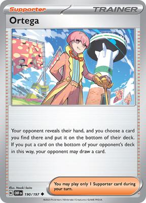 Preview image for the Ortega single card for the collectable card game Pokemon.