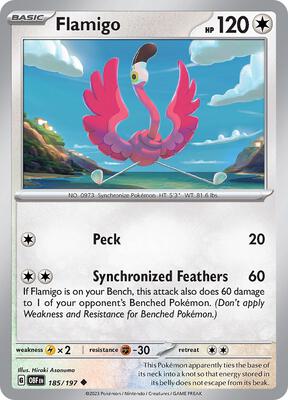 Preview image for the Flamigo single card for the collectable card game Pokemon.