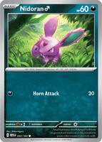 Preview image for the Nidoran M single card for the collectable card game Pokemon.