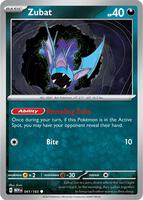 Preview image for the Zubat single card for the collectable card game Pokemon.
