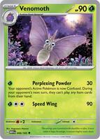 Preview image for the Venomoth single card for the collectable card game Pokemon.