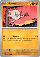 Preview image for the Mankey single card for the collectable card game Pokemon.