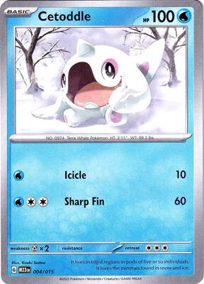 Preview image for the Cetoddle single card  for the collectable card game Pokemon.