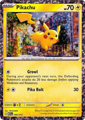 Preview image for the Pikachu single card  for the collectable card game Pokemon.