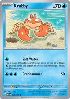 Preview image for the Krabby single card for the collectable card game Pokemon.
