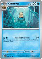 Preview image for the Omanyte - 138/165 single card for the collectable card game Pokemon.