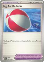 Preview image for the Big Air Balloon single card for the collectable card game Pokemon.