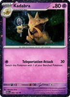 Preview image for the Kadabra - 064/165 (Cosmos Holo) single card  for the collectable card game Pokemon.