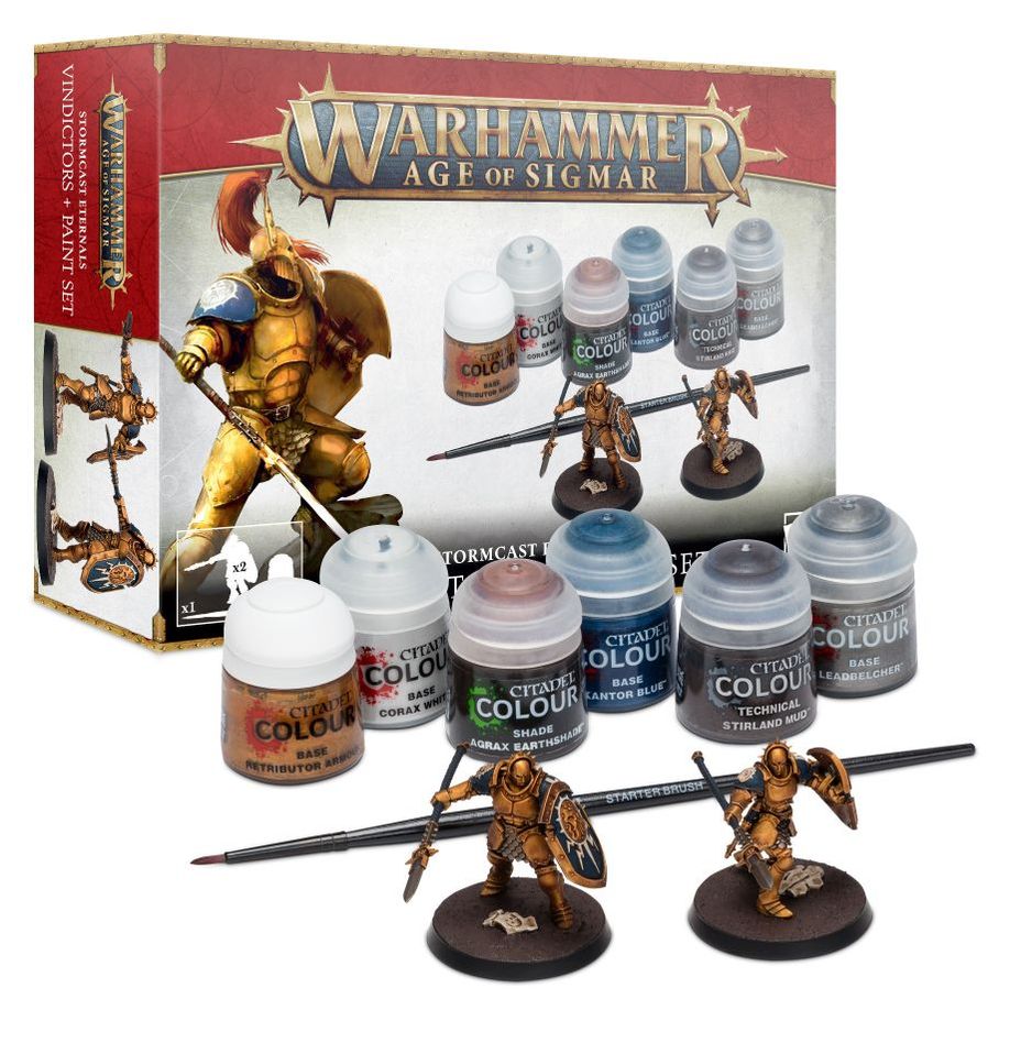 Stormcast Eternals Vindicators and Paints set