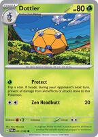 Preview image for the Dottler - 011/182 single card  for the collectable card game Pokemon.